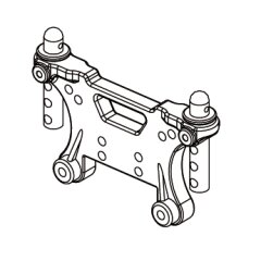 Shock tower Namib front+rear 2 pcs