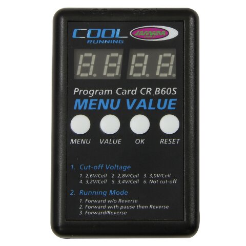 Carte de programmation CR B60/80S pour une 081458