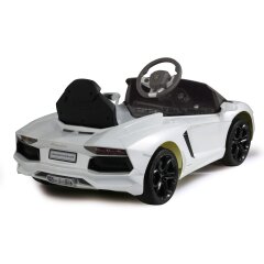 Ride-on Lamborghini Aventador bianco 40MHz 6V