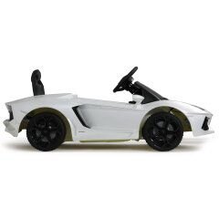 Ride-on Lamborghini Aventador bianco 40MHz 6V