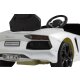 Ride-on Lamborghini Aventador white 40MHz 6V