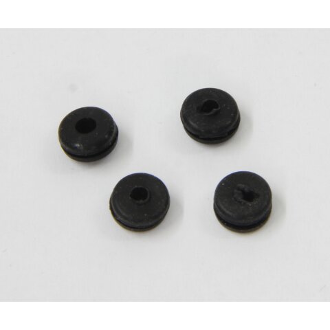 Rubber nozzle 2,5 mm x 5 mm 4pcs