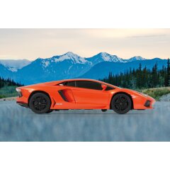 Lamborghini Aventador 1:24 arancione 2,4Ghz