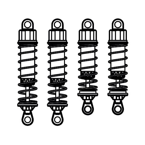 Ammortizzatore Lightray-General davanti/dietro 2x lunghi 2x corti 4 pz.