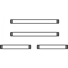 Querlenkerstift VE4 Lightray General Set 2 x lang 2 x kurz