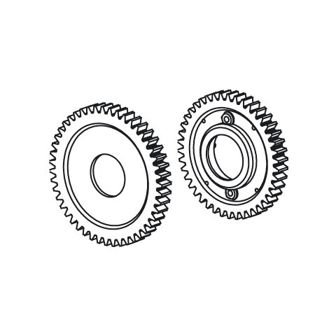 Engranaje principal 2pz Ho-In 42T/47T