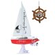 Atlantique Sailing Boat 2 Channel 27MHz