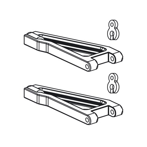 Braccetto sup. ant. 2pz Tiger- Cocoon sinistra/destra