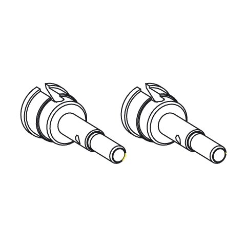 Wheel axle front/rear 2pcs. Voltage-Major-Tiger-Hoolk Infect-Liquid