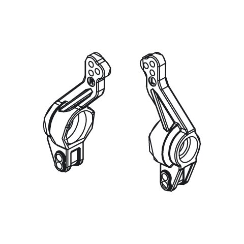 Rear Shaft hub set Voltage/ Major 2pcs