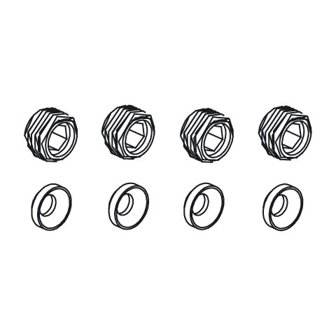 Ball head nut set Voltage/ Major-Tiger-Hoolk Infect-Liquid 4pcs