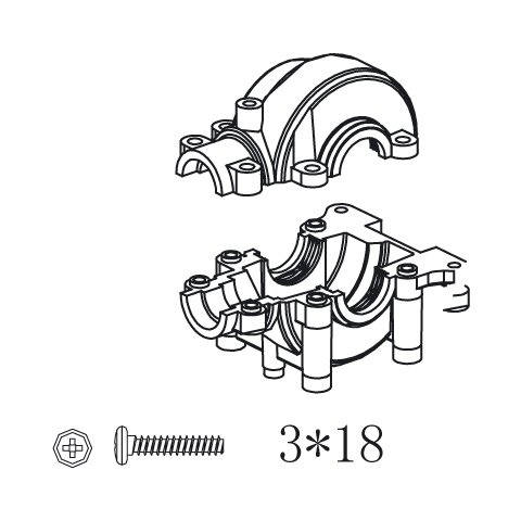 Getriebegehäuse Vo-Mj-Ti-Ho-In-LQ-SR10 Voltage-Major-Tiger-Hoolk Infect-Liquid