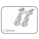Rear-wing bracket set Voltage/ Major-Infect-Liquid
