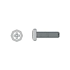 Schraube Rundk. M3x8 VE8 Vo-Mj-Ti-Ho-In...