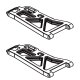 Braccetto inf. post. 2pz Voltage-Major-Infect-Liquid SR10 sinistra/destra