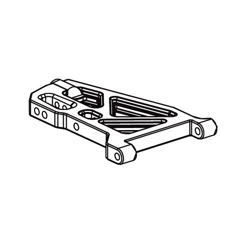 Front lower suspension arm set Voltage-Major-Tiger-Infect SR10 2pcs