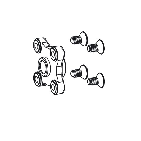 Gear mount set Voltage/Major Tiger-Liquid-SR10-Cocoon