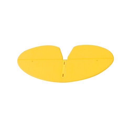 Empennage horizontal Piper Super Cub EP-Por jaune incl. Gouvernail de profondeur