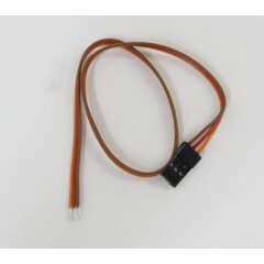 Servo lead JR 0,14mm/0,28m gold contacts