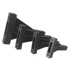 supporto maggore 2,5ccm nero plastico