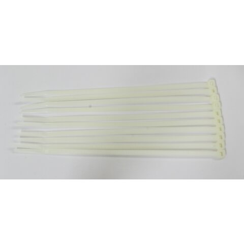 Cable tie white 195 x 4,7 10pcs.