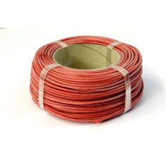 Cable silicona rojo 1,5mm² 100m