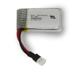 Accu AX8 Lipo 3,7V 300mAh 1,11Wh