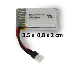 Battery AX8 Lipo 3,7V 300mAh 1,11Wh