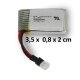 Batteria AX8 Lipo 3,7V 300mAh 1,11Wh